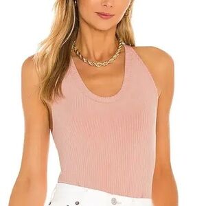 Free People Speed Dial Bodysuit in Pink Size Small